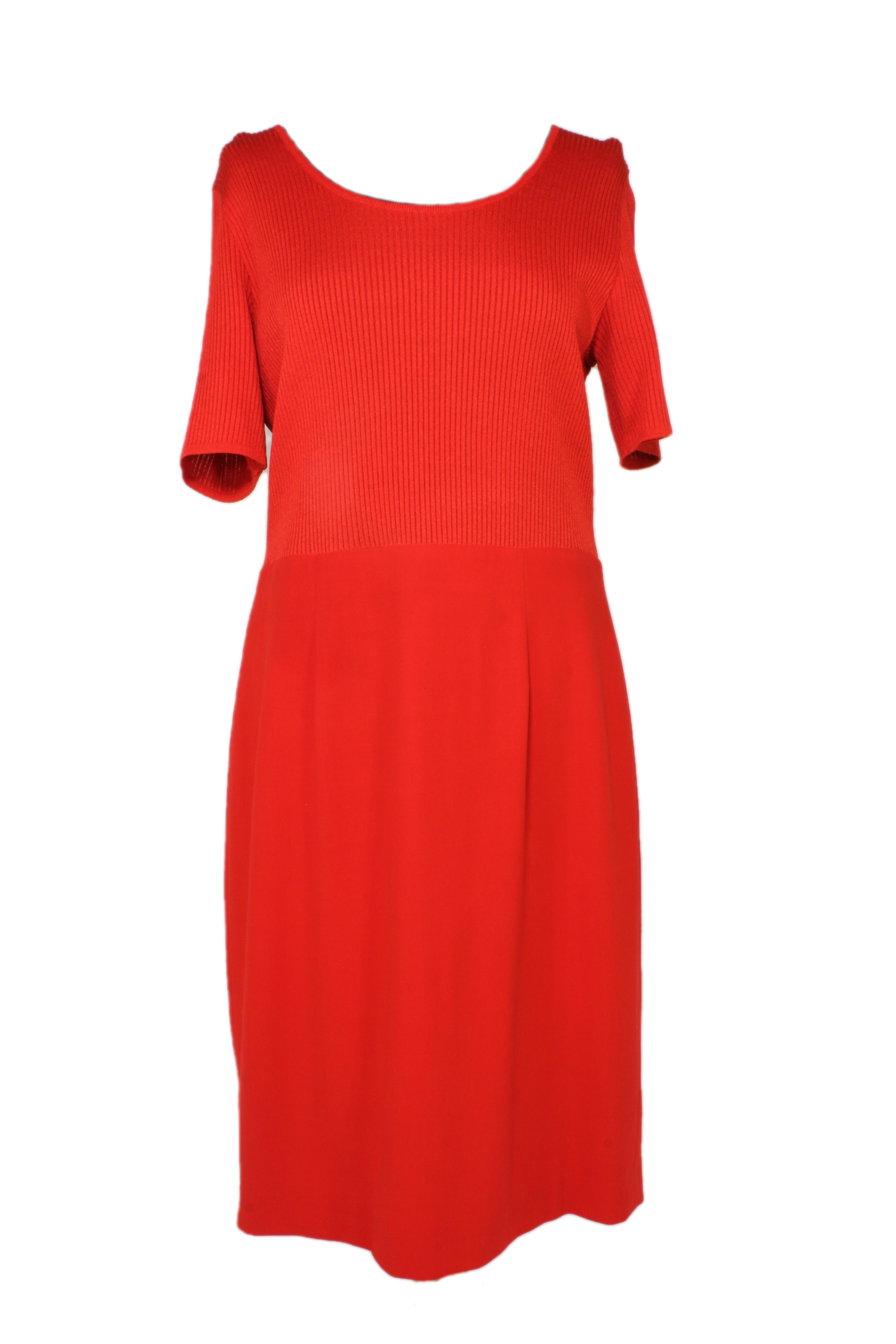 ESCADA Midi Kleid in Rot