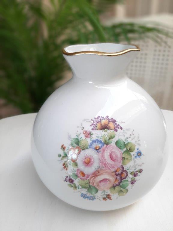 Limoges, Frankreich: Porzellan Vase