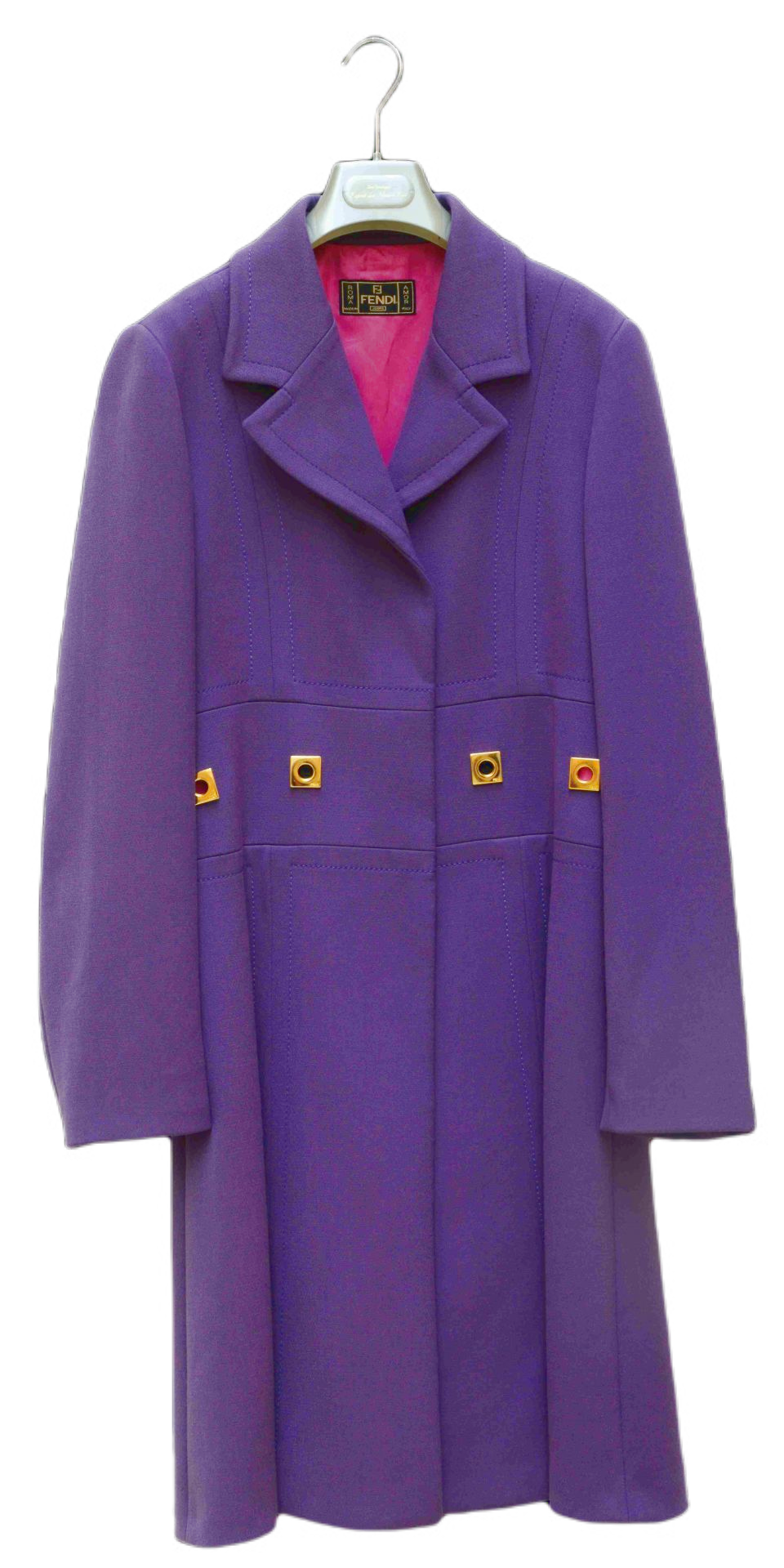  FENDI Mantel in violett