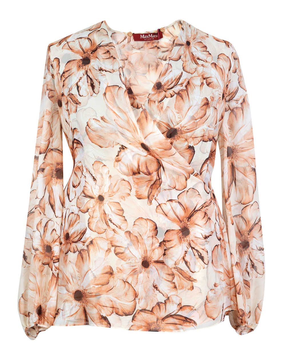 Max Mara Bluse Blumenmuster Schöne Max Mara Bluse mit Blumenmuster