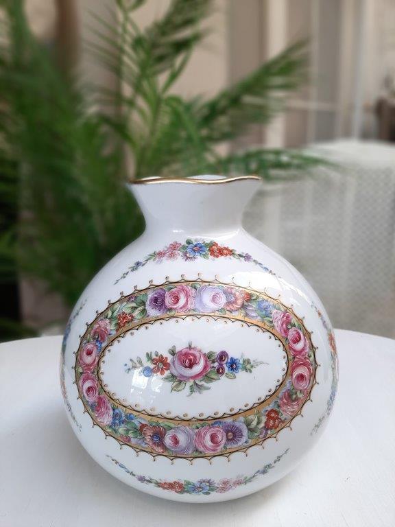Limoges, Frankreich: Porzellan Vase