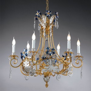 deckenleuchter-blauer-kristall-behang-golden-6-kerzen-epoca-1418-6