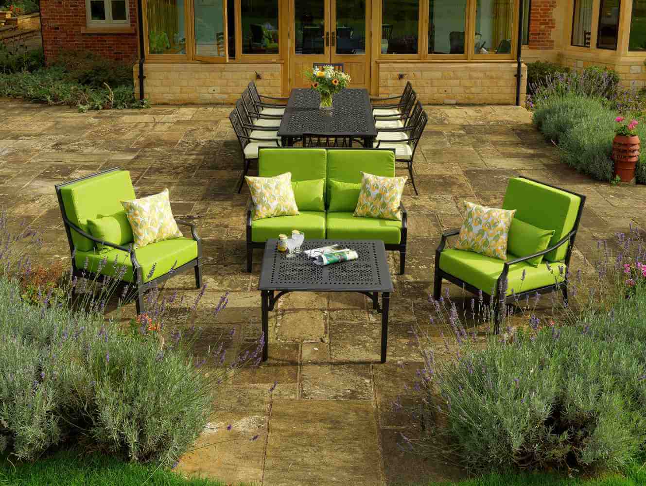 Gartenmöbel Schwarz Elegant