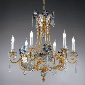 deckenleuchter-blauer-kristall-behang-golden-6-kerzen-epoca-1418-6