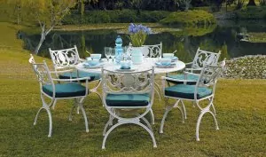 Gartenmöbel Artemis Set Weiß